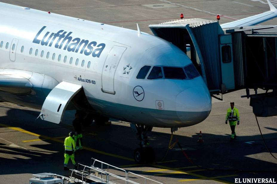 Portavoz de Lufthansa denuncia que Venezuela adeuda $100 millones