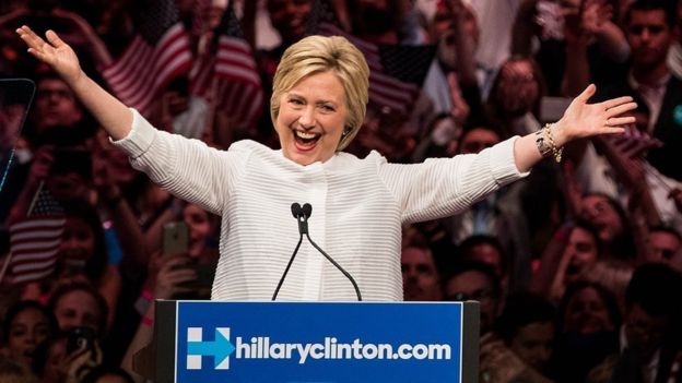 Hillary Clinton se convirtió en la primera mujer candidata a presidenta de los Estados Unidos