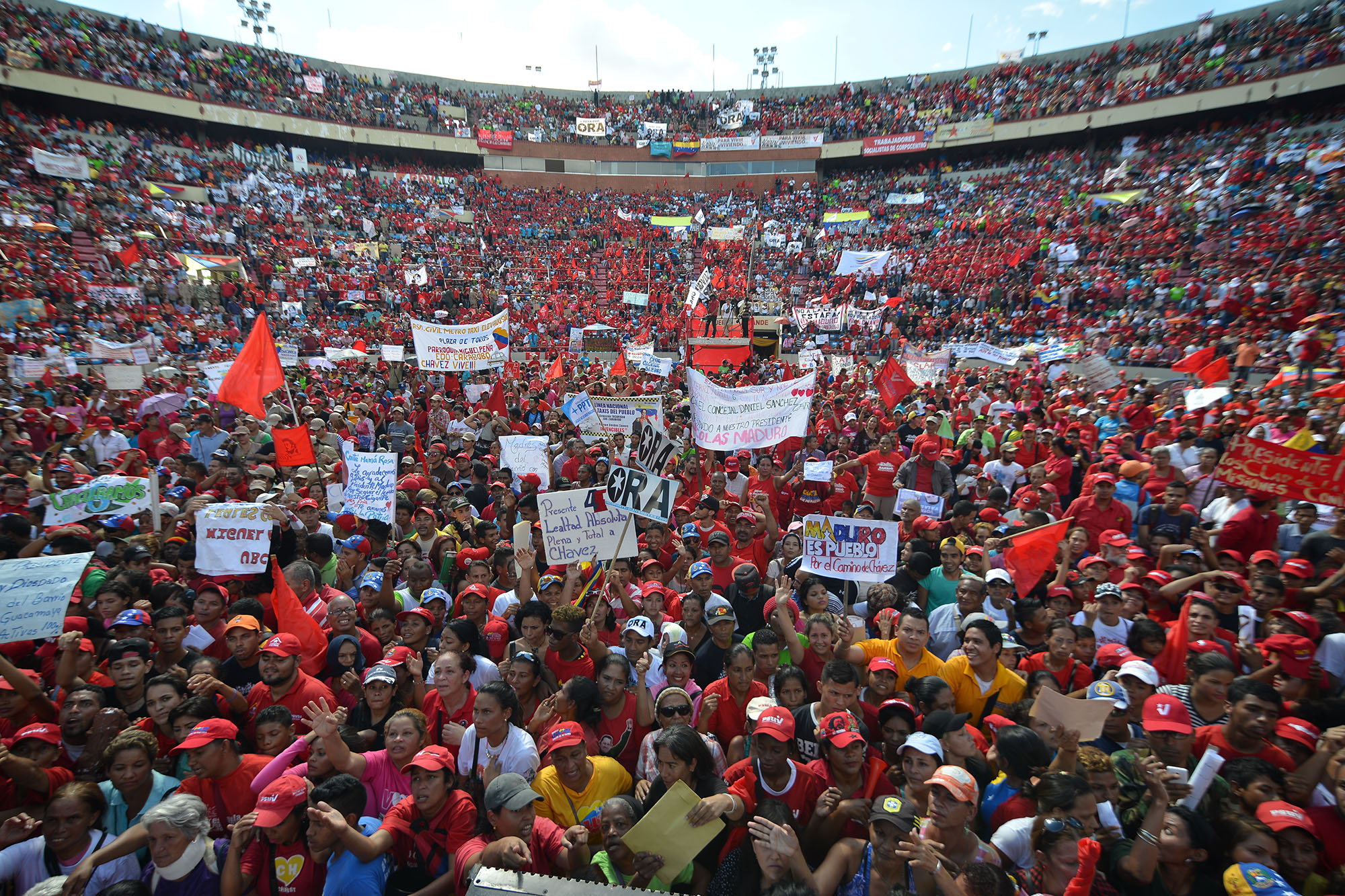 Chavismo en Carabobo respalda políticas del Presidente Maduro