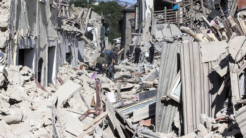 Terremoto de 6 grados produjo más de 30 muertos en el centro de Italia