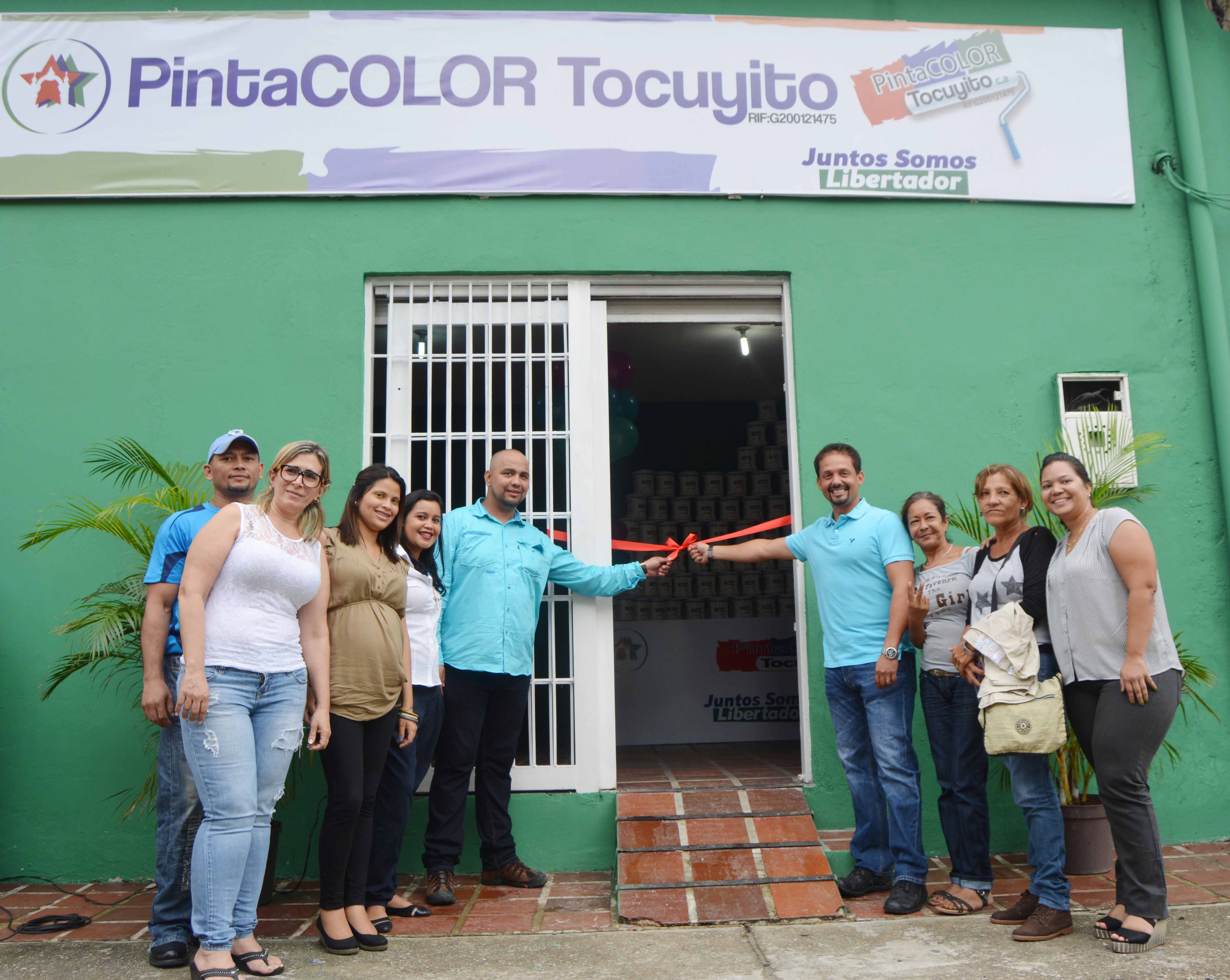 Alcalde Perozo inauguró empresa municipal “Pintacolor Tocuyito”