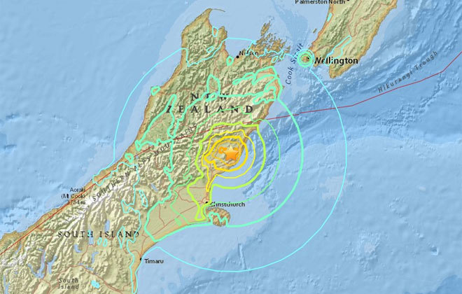 Tsunami de 2 metros en Nueva Zelanda tras un terremoto de magnitud 7,8