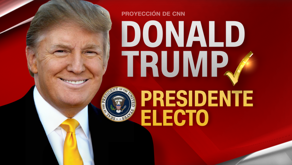 Donald Trump gana la presidencia de EE.UU.