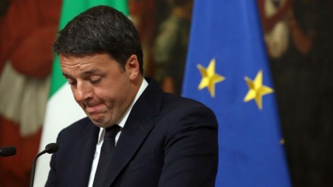 Primer ministro Matteo Renzi renuncia tras el referendo y desata la crisis política en Italia