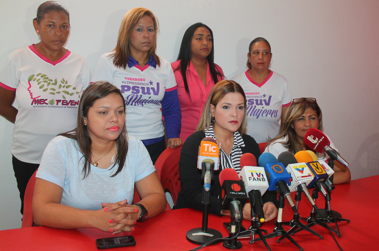 Mujeres del PSUV Carabobo manifestaron  solidaridad y apoyo a Francisco Ameliach