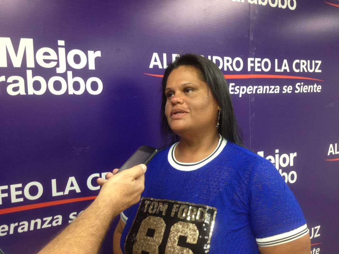 Anayza Machado: desde Los Guayos daremos la pelea para que Alejandro Feo La Cruz sea el gobernador de Carabobo