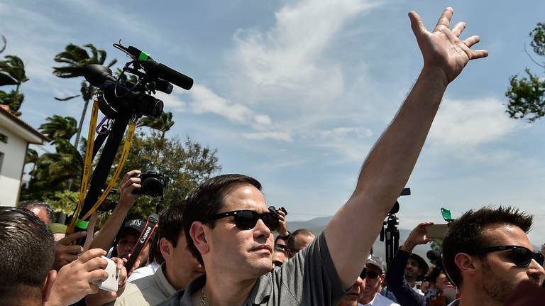 Marco Rubio refiriéndose a Guaidó: Hay un Gobierno legítimo dentro de Venezuela y constitucional