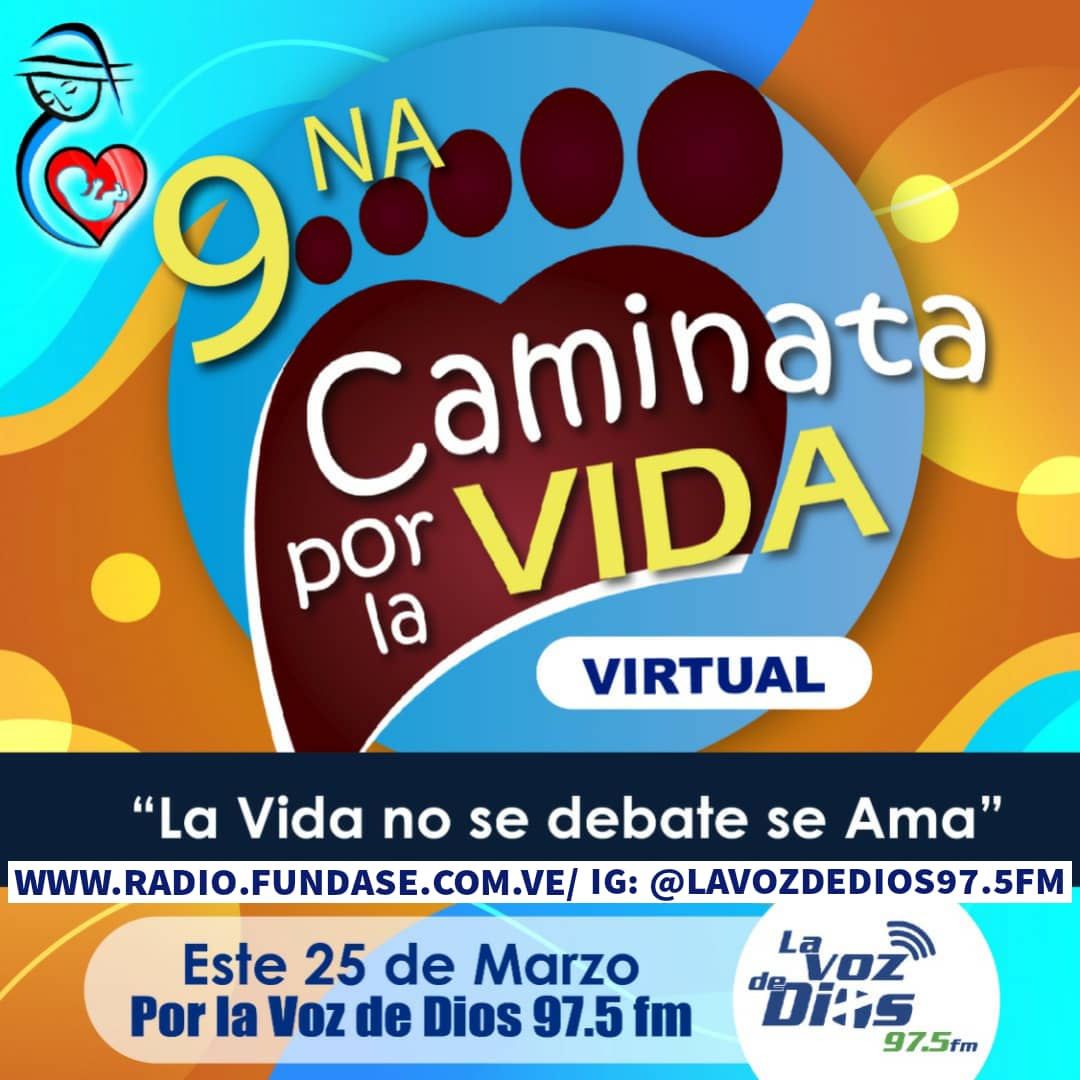 Novena edición de la “Caminata por la Vida” será virtual