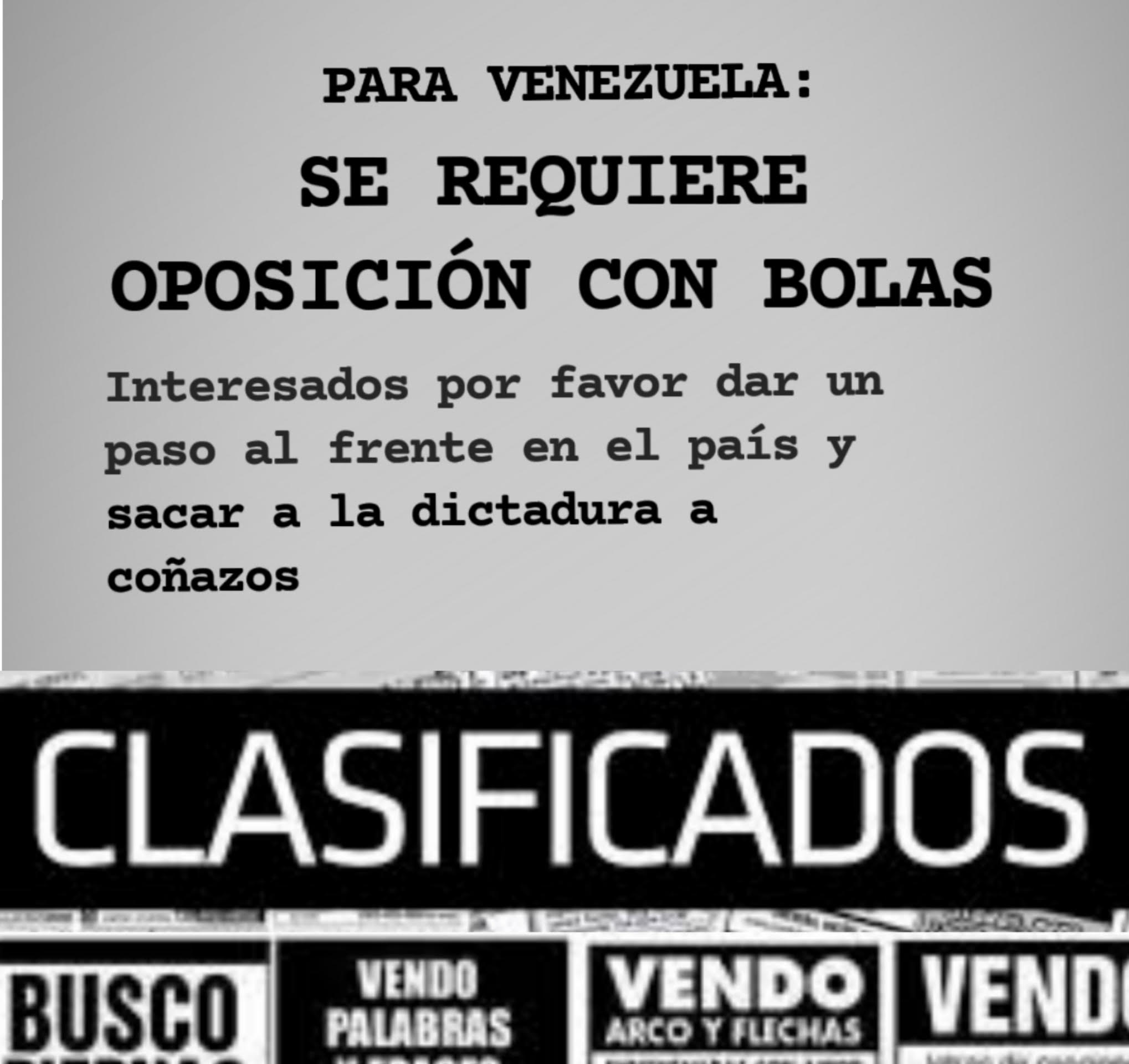 Se busca oposición con bolas: Por Gonzalo Martín