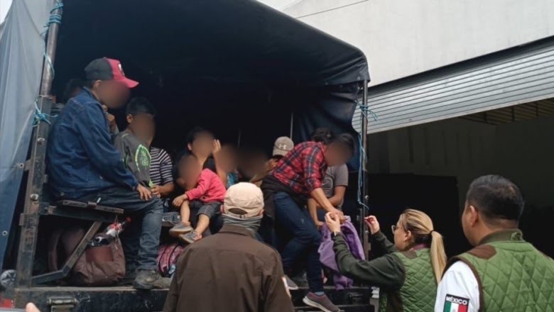 Autoridades rescatan a 491 migrantes retenidos en centro de México