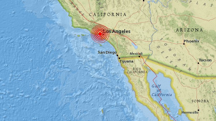 Un temblor de magnitud 4.4 sacude el área de Los Ángeles