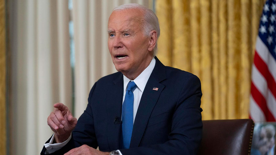 Biden explicó por primera vez por qué se bajó de la carrera a la Casa Blanca